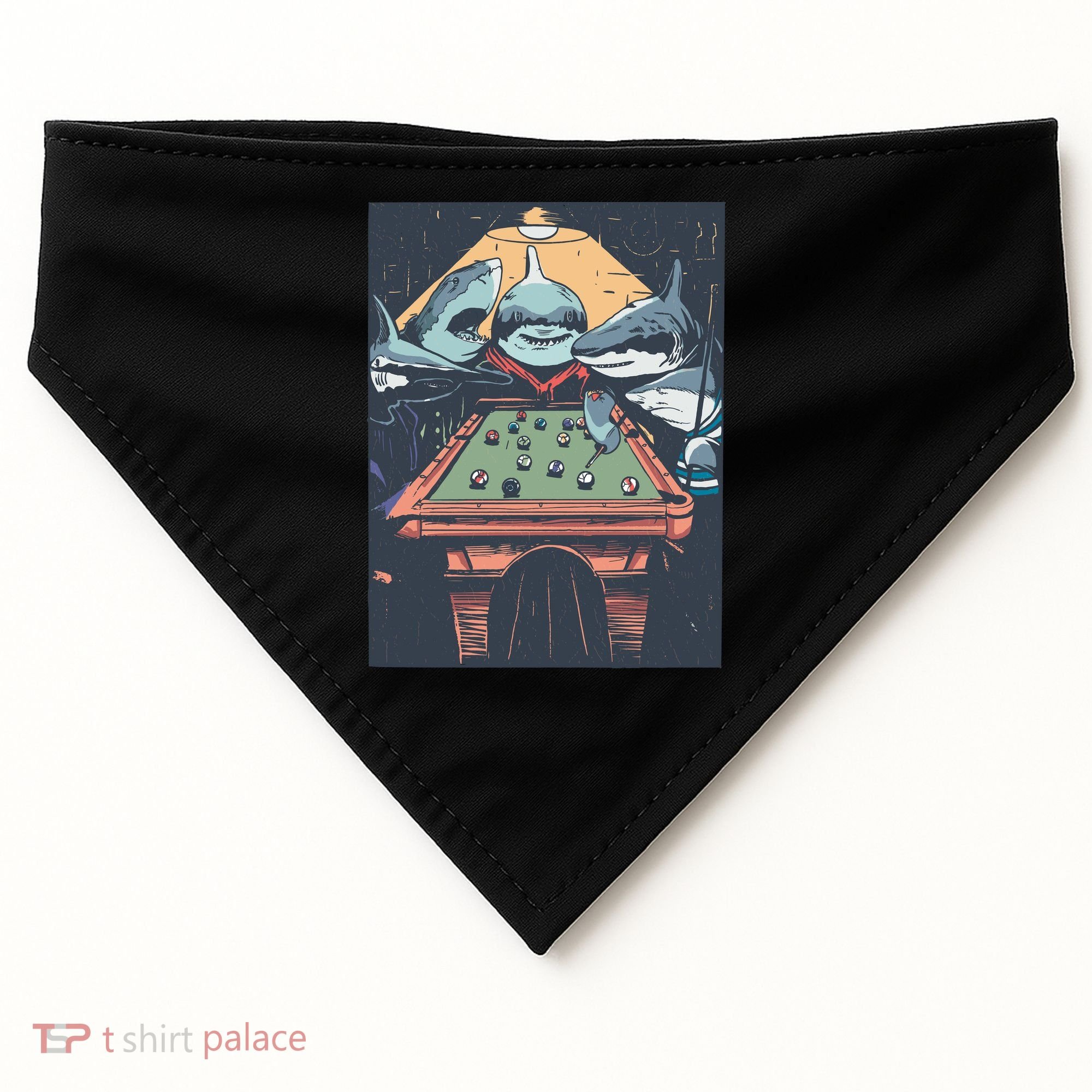 Sharks Billiard USA-Made Doggie Bandana