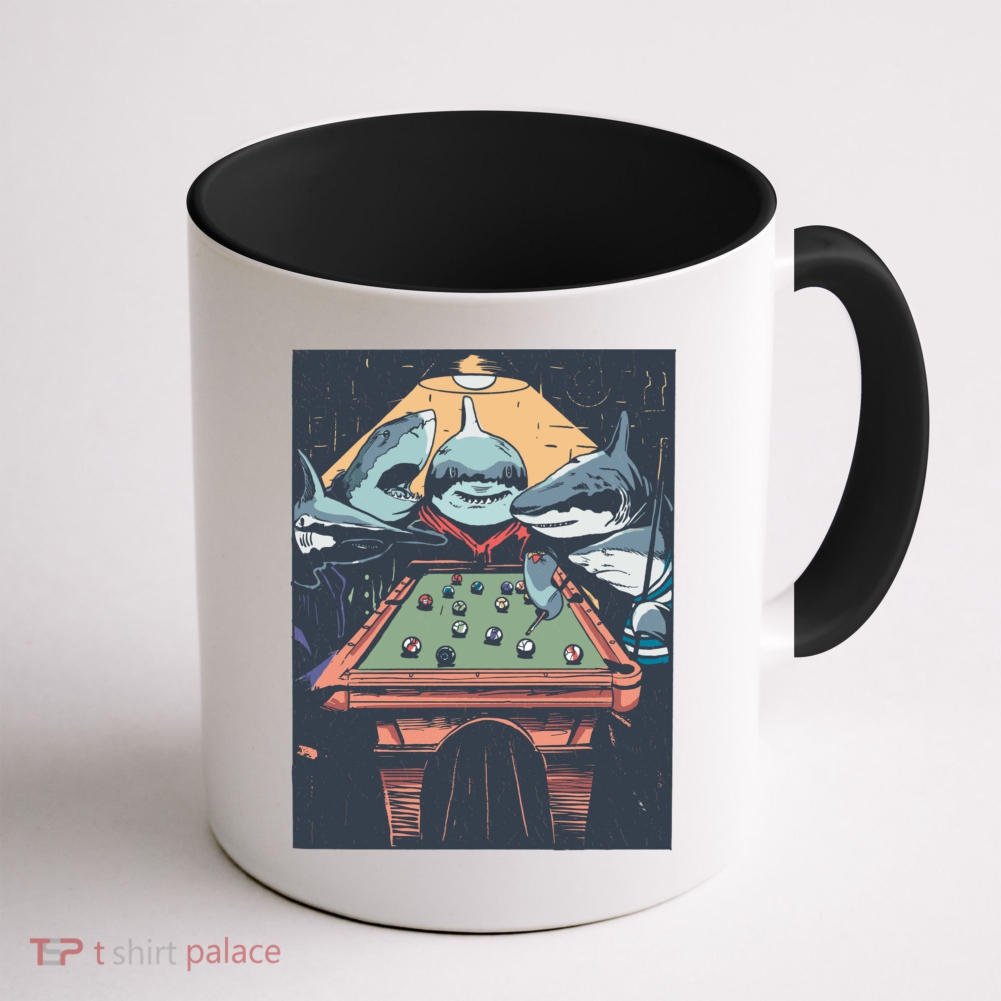 Sharks Billiard Coffee Mug