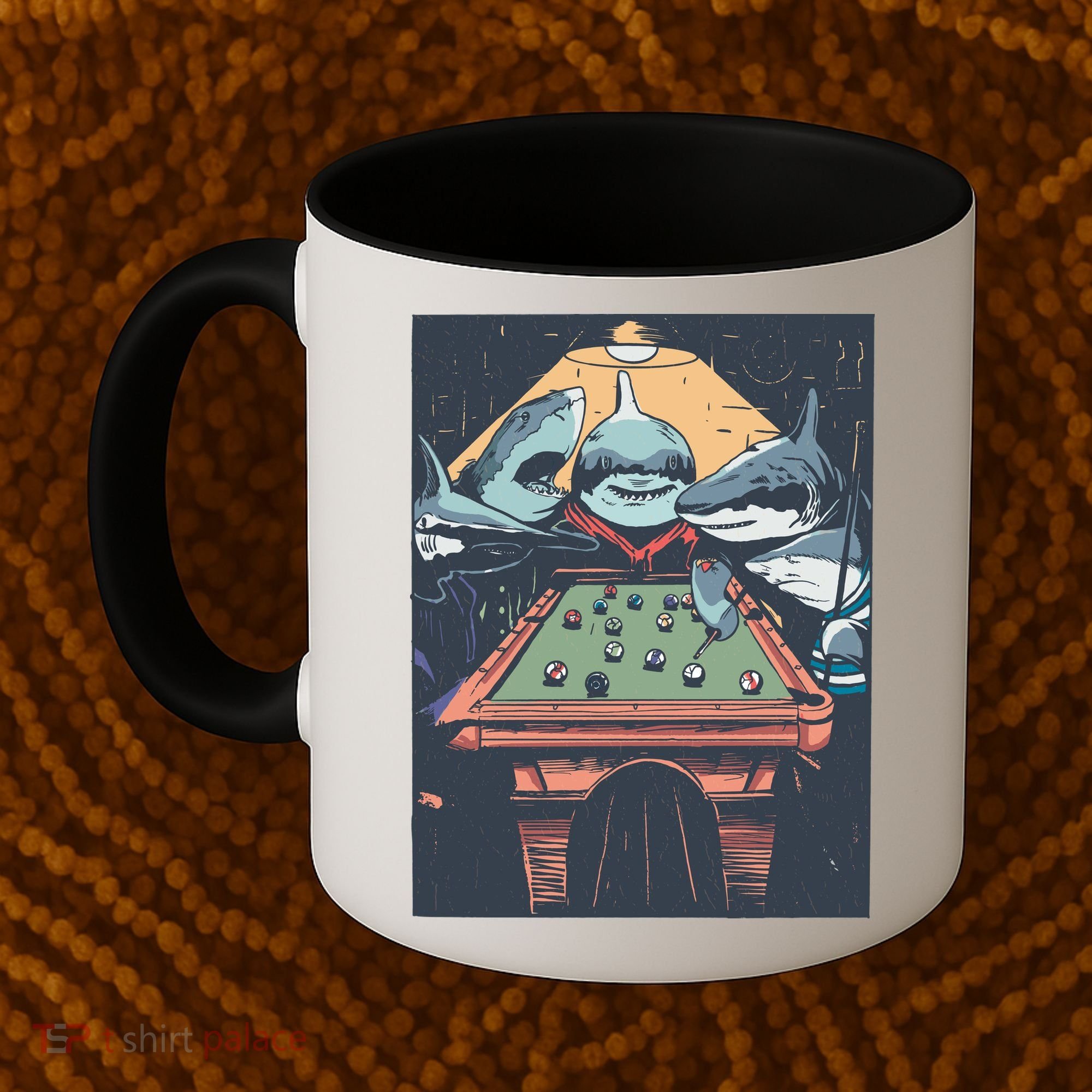 Sharks Billiard Coffee Mug
