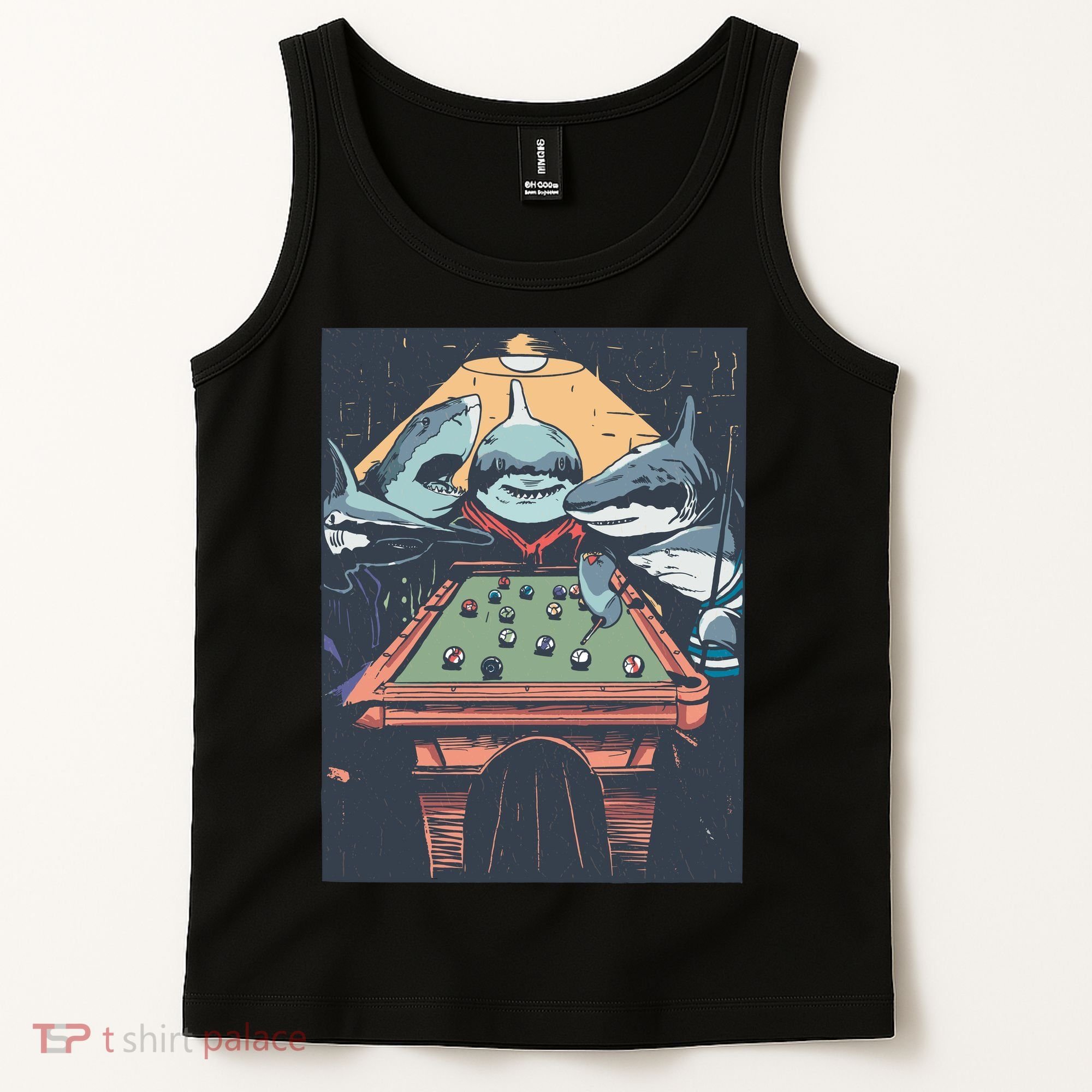 Sharks Billiard Tank Top