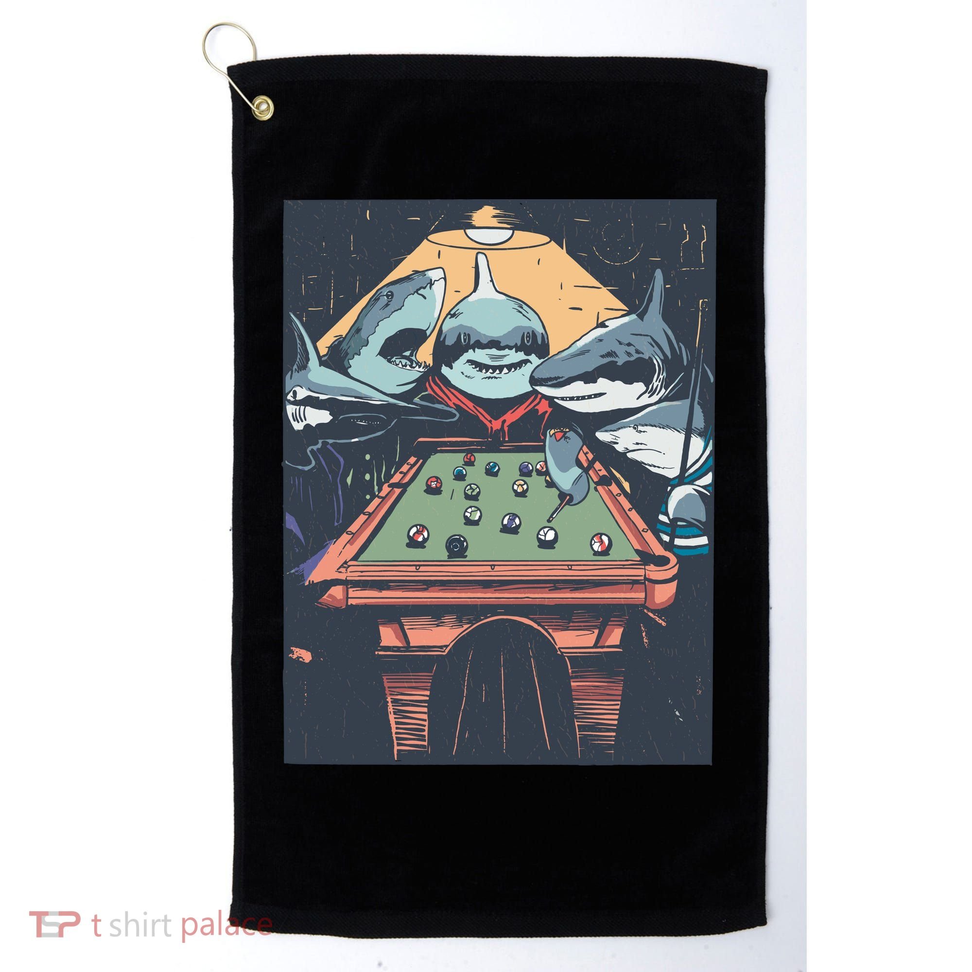 Sharks Billiard Golf Towel