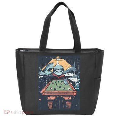 Sharks Billiard Tote Bag