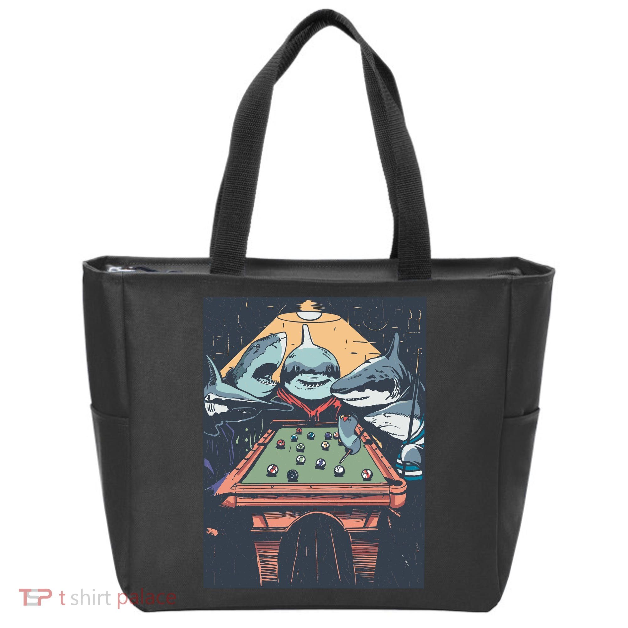 Sharks Billiard Tote Bag