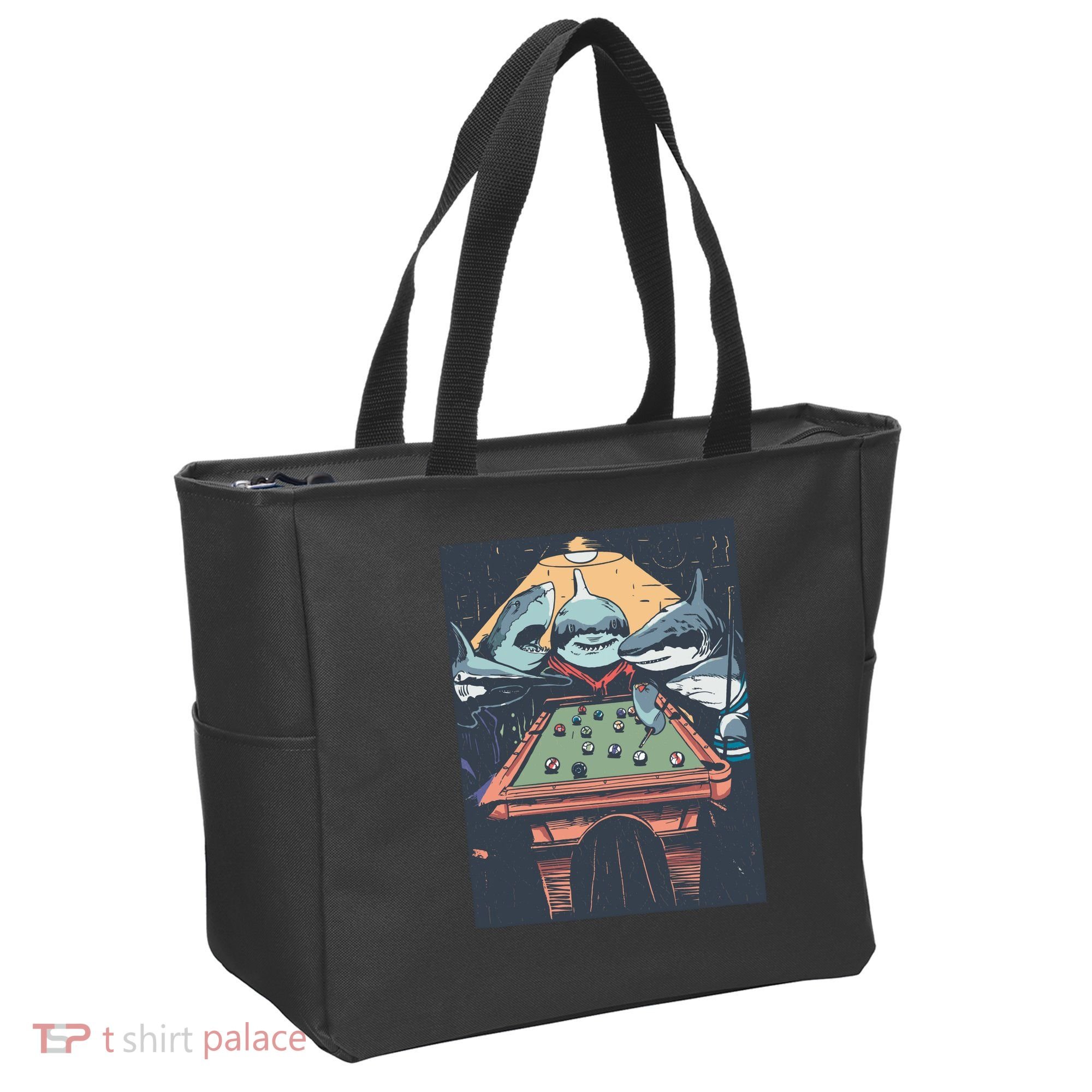 Sharks Billiard Tote Bag