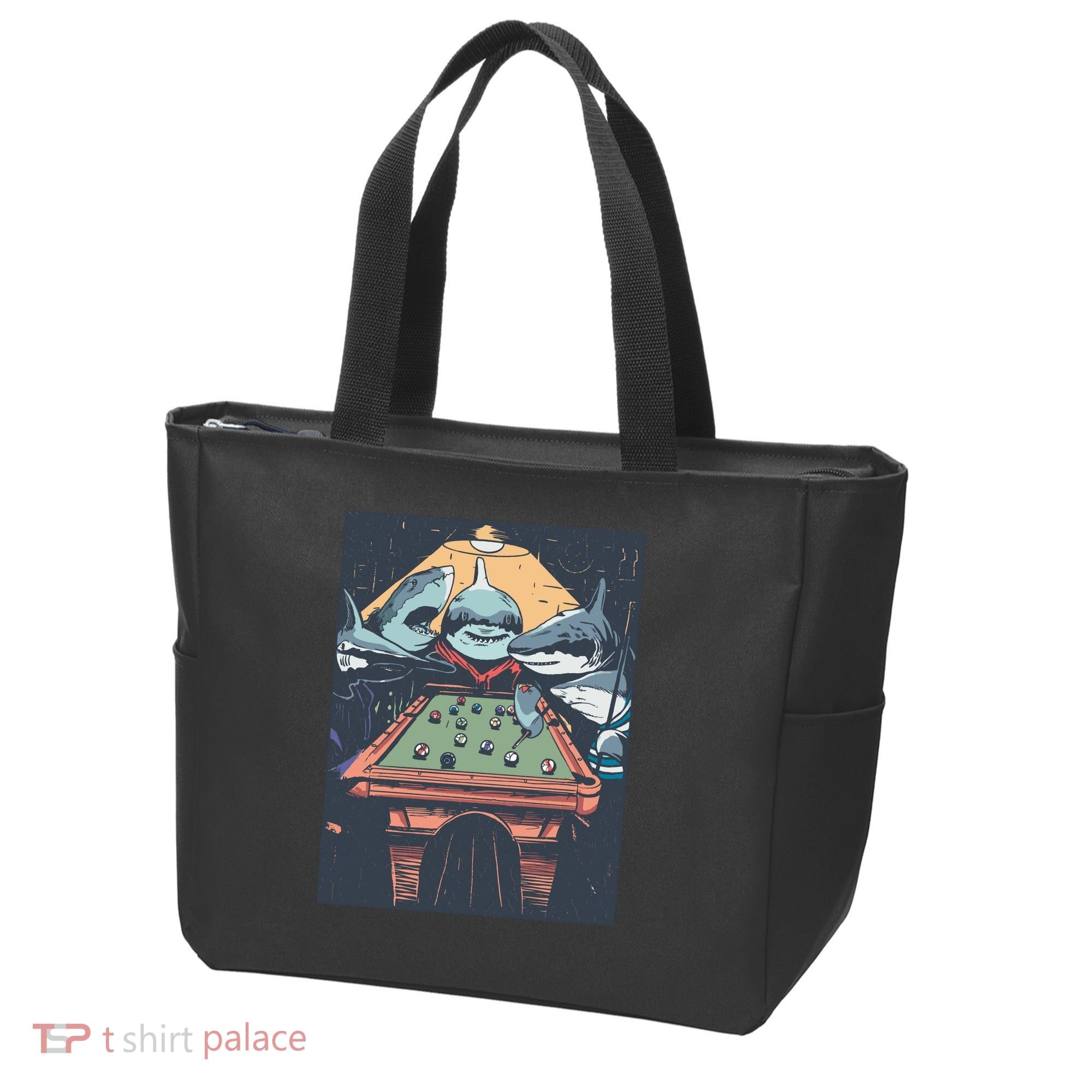 Sharks Billiard Tote Bag