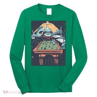 Sharks Billiard Long Sleeve Shirt