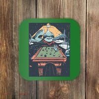 Sharks Billiard Coaster thumb 0