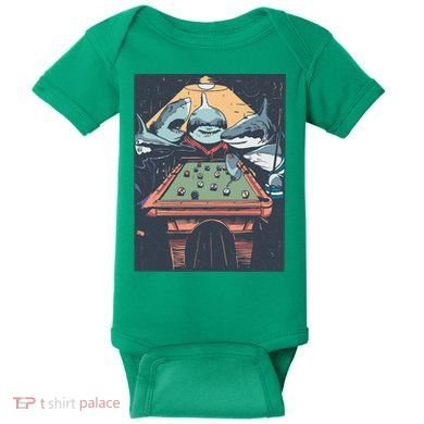 Sharks Billiard Baby Bodysuit