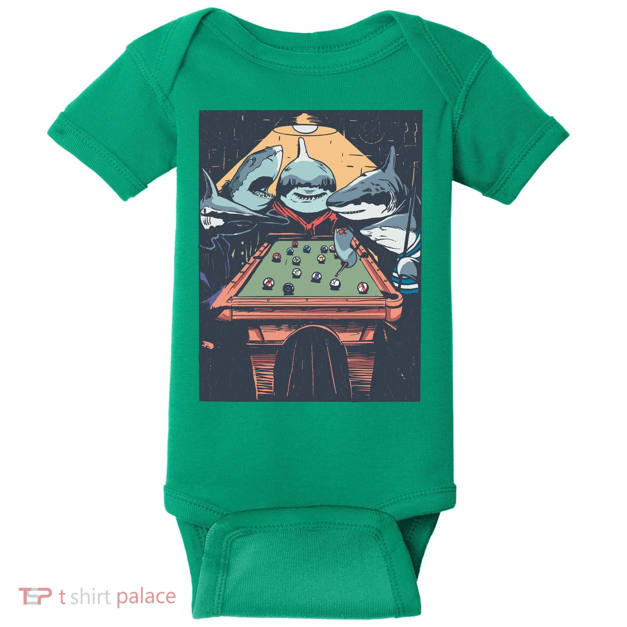 Sharks Billiard Baby Bodysuit
