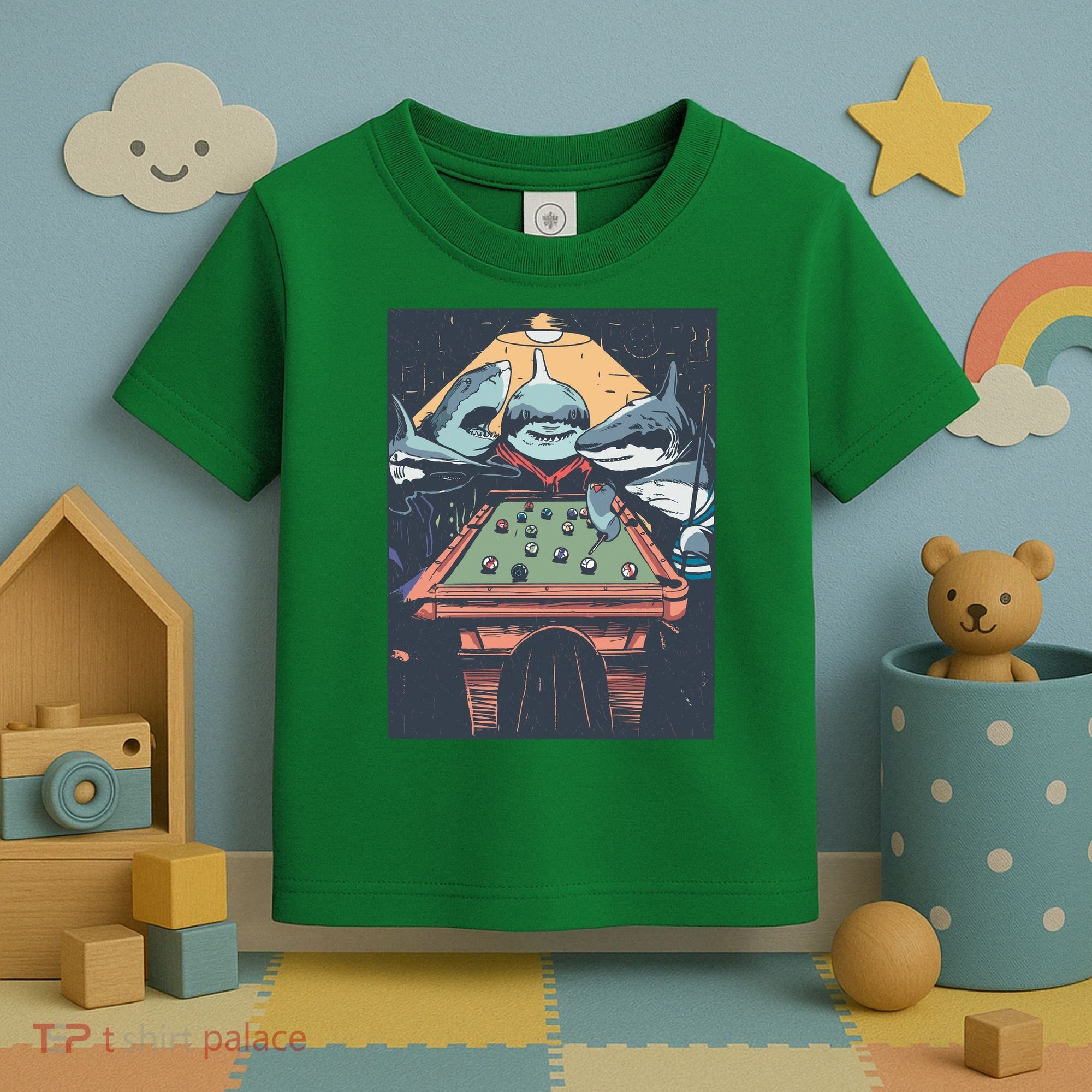 Sharks Billiard Toddler T-Shirt