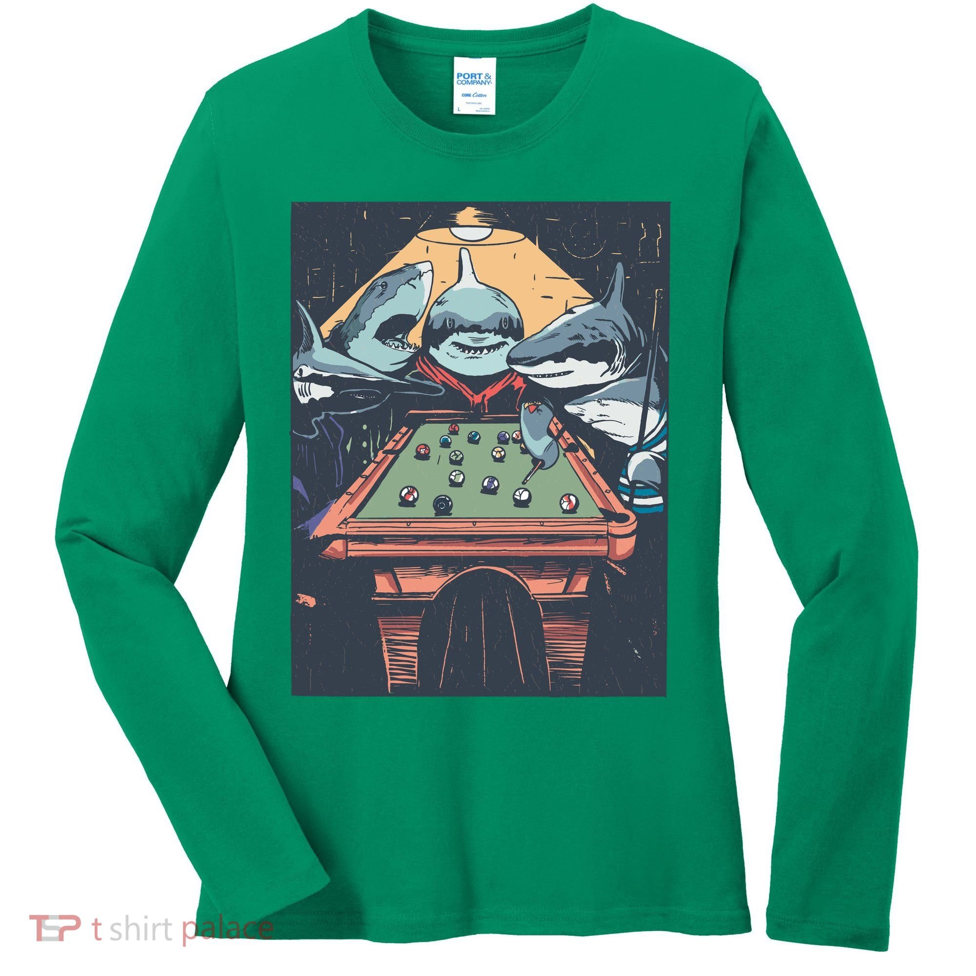 Sharks Billiard Women's Long Sleeve Shirt