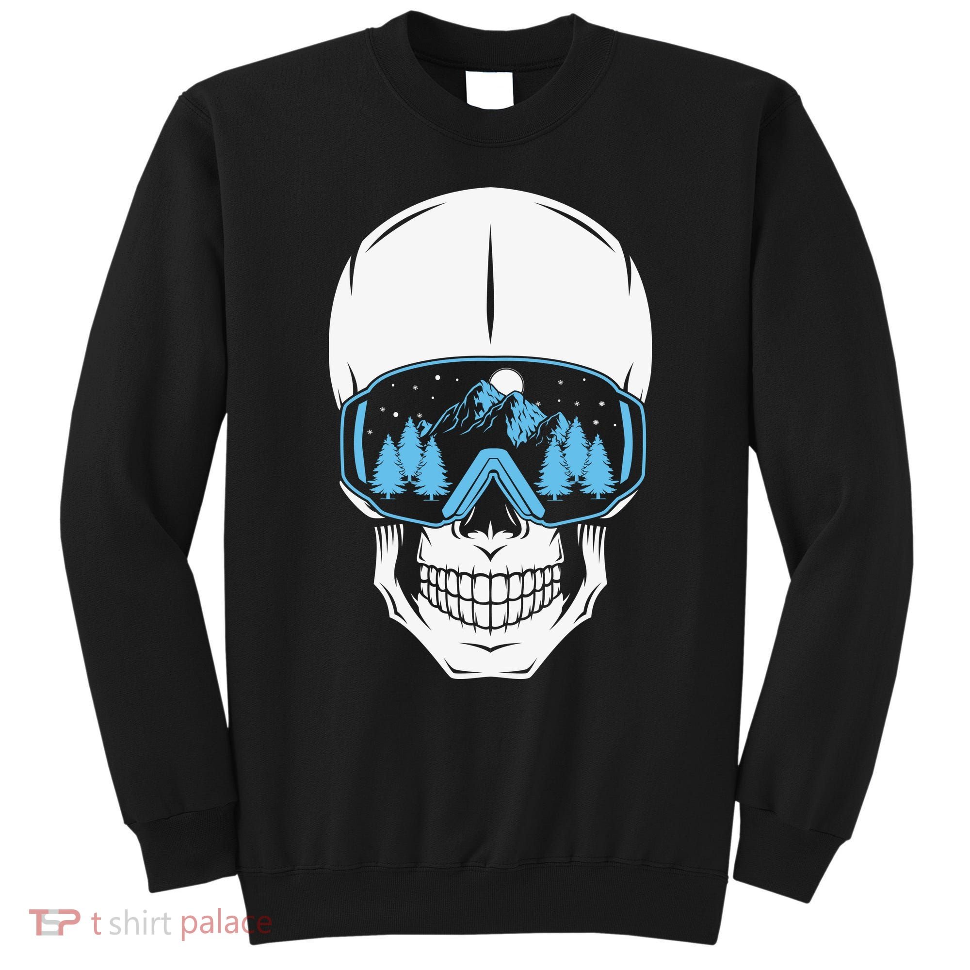 Ski Boarding Skull Sweatshirt