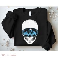 Ski Boarding Skull Sweatshirt thumb 2