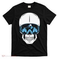 Ski Boarding Skull T-Shirt thumb 0