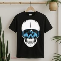 Ski Boarding Skull T-Shirt thumb 2