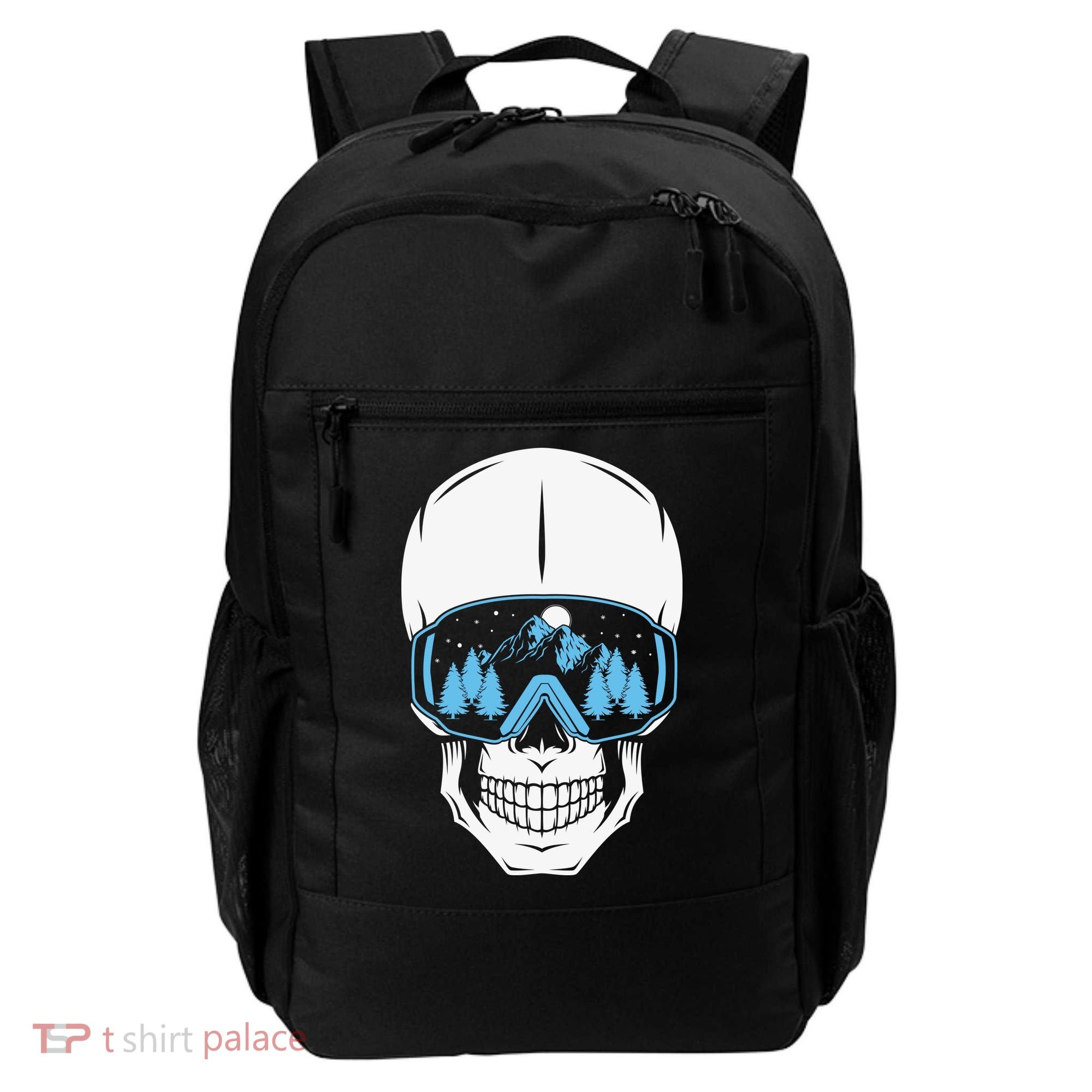 Ski Boarding Skull Backpack