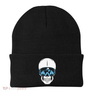 Ski Boarding Skull Beanie