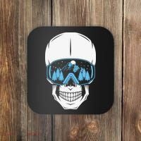 Ski Boarding Skull Coaster thumb 0