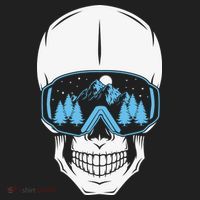 Ski Boarding Skull Tumbler thumb 3