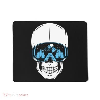 Ski Boarding Skull Mousepad