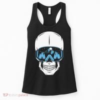 Ski Boarding Skull Women's Tank Top thumb 0