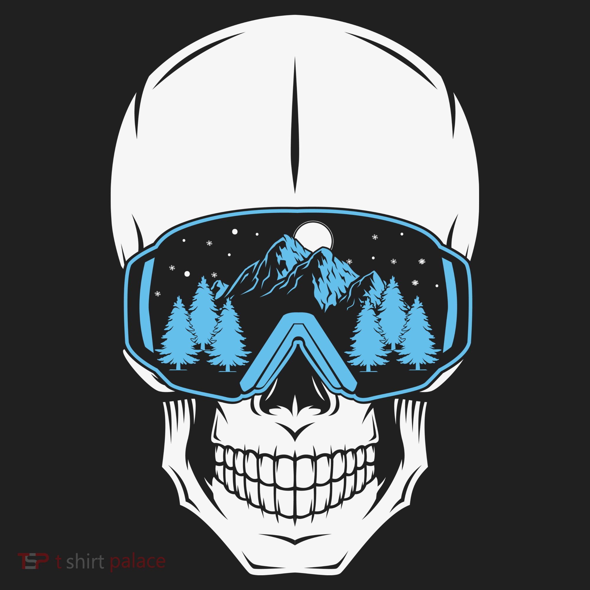Ski Boarding Skull Hat