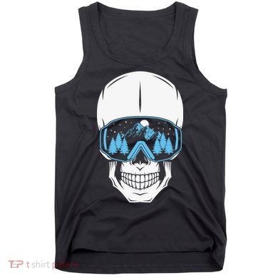 Ski Boarding Skull Tank Top