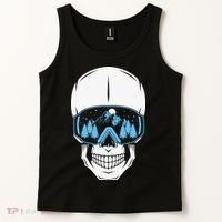 Ski Boarding Skull Tank Top thumb 2