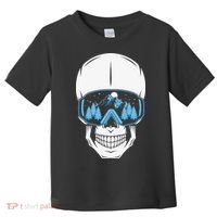 Ski Boarding Skull Toddler T-Shirt thumb 0