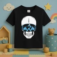 Ski Boarding Skull Toddler T-Shirt thumb 3