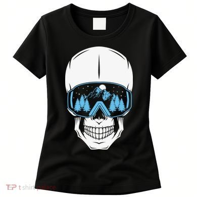 Ski Boarding Skull Women's T-Shirt