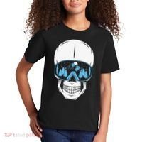 Ski Boarding Skull Kids T-Shirt thumb 2