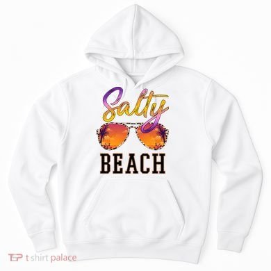 Salty Beach Sunset Vintage Glasses Hoodie