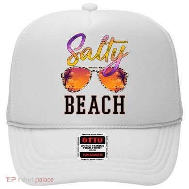 Salty Beach Sunset Vintage Glasses Hat