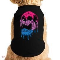 Subtle Bisexual Skull Bi Pride Flag Bisexuality Doggie Tank thumb 0