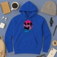 Subtle Bisexual Skull Bi Pride Flag Bisexuality Hoodie thumb 3