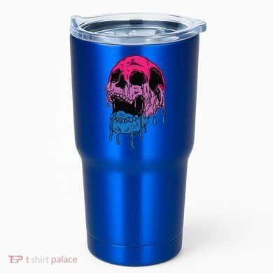 Subtle Bisexual Skull Bi Pride Flag Bisexuality Tumbler