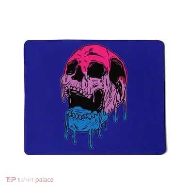 Subtle Bisexual Skull Bi Pride Flag Bisexuality Mousepad