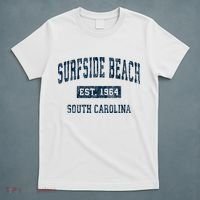 Surfside Beach South Carolina Sc Vintage Sports T-Shirt thumb 5