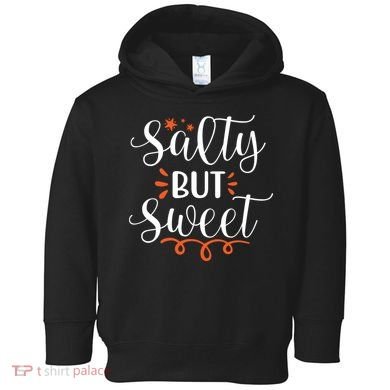 Salty But Sweet Summer Beach Toddler Hoodie