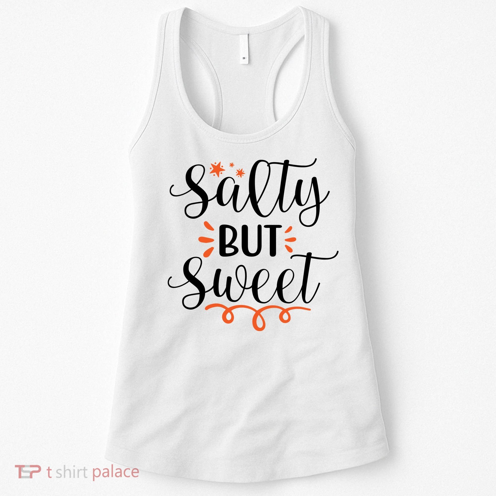 Salty But Sweet Summer Beach Women's Tank Top