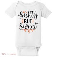 Salty But Sweet Summer Beach Baby Bodysuit thumb 0