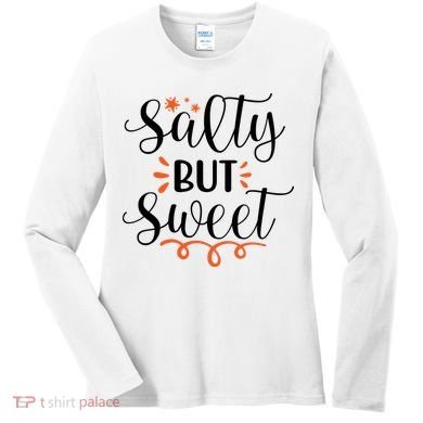 Salty But Sweet Summer Beach Women's Long Sleeve Shirt