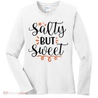 Salty But Sweet Summer Beach Women's Long Sleeve Shirt thumb 0