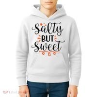Salty But Sweet Summer Beach Kids Hoodie thumb 4
