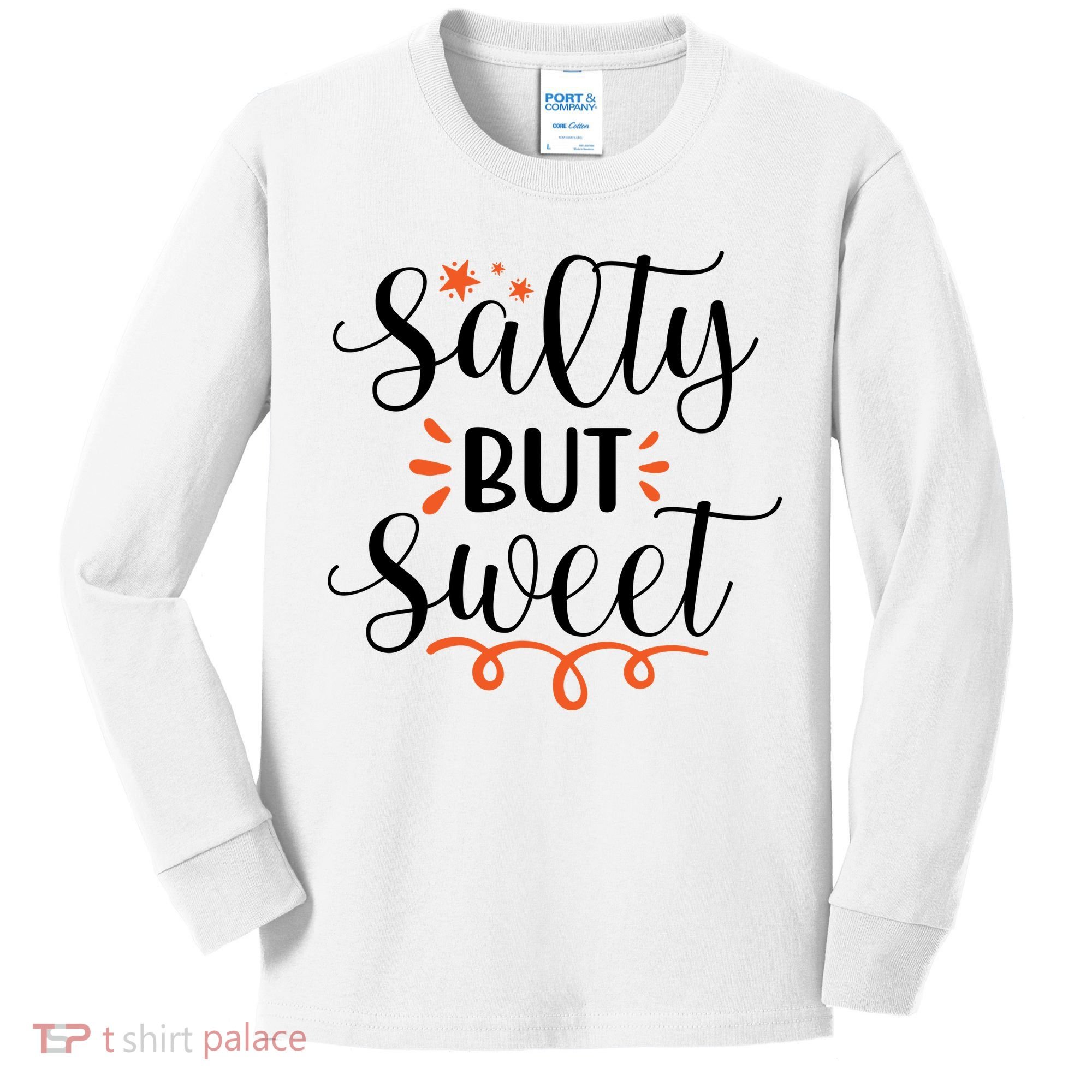 Salty But Sweet Summer Beach Kids Long Sleeve Shirt