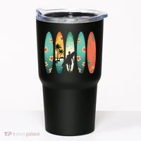 Surfer Beach Surfing Hawaiian Surfboarder Funny Surf Tumbler thumb 0