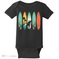 Surfer Beach Surfing Hawaiian Surfboarder Funny Surf Baby Bodysuit thumb 0