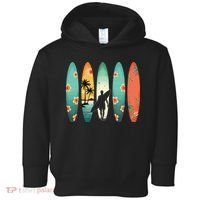 Surfer Beach Surfing Hawaiian Surfboarder Funny Surf Toddler Hoodie thumb 0