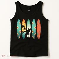 Surfer Beach Surfing Hawaiian Surfboarder Funny Surf Tank Top thumb 2